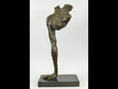 Abstract Nude Female Form: Contemporary Bronze Sculpture of Strength and Grace