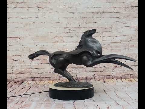 Abstract Bronze Stallion – Modern Equine Sculpture