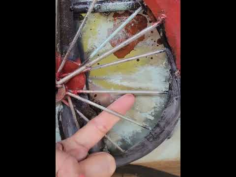 32x40 Red Bicycle Bike Wall Mount Painting