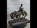 Zaporozhian Cossack After Battle Bronze Sculpture by L. Higley