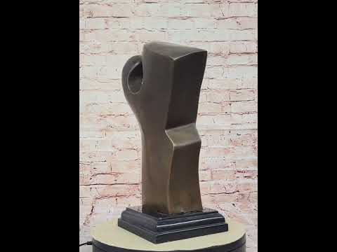 Abstract Female Form – Modern Bronze Sculpture