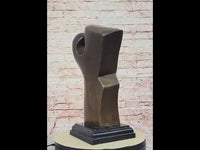 Abstract Female Form – Modern Bronze Sculpture