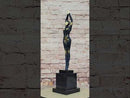 Abstract Art Deco Bronze Figure by Chiparus with Gold Accents