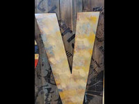 3D Metal Cutout Painting Wall Art LOVE British Flag Heart