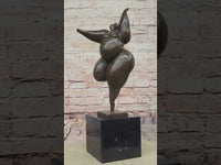 Abstract Female Form Curvaceous Fertility Dancer by Milo