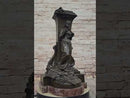 A Maiden Holding a Flower 'Souvenir' by Charles Gounod Bronze