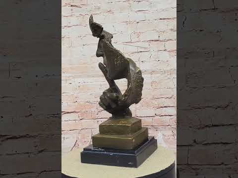 Abstract 'Silence' Bronze Sculpture – Dali Modern Art
