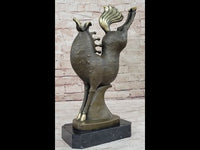 Abstract Modern Art Bucking Chinese Tang Horse Bronze by Milo