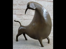 Abstract Bull Limited Edition Signed Original Williams Bronze