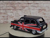 1966 Black London Taxi 1:12 Scale Model Car Artwork