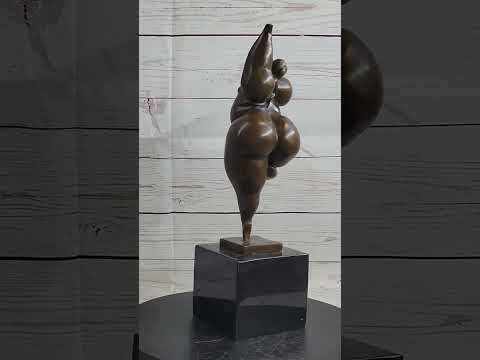 Abstract Female Form Curvaceous Fertility Dancer by Milo