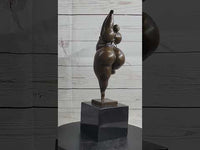 Abstract Female Form Curvaceous Fertility Dancer by Milo
